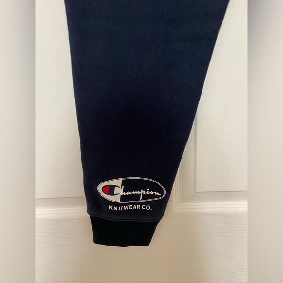 Champion Reverse Weave Navy Blue Sweatpants - Picture 5 of 7